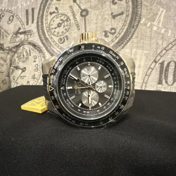 Men’s Invicta Aviator Skyshock  🔥 Chronograph 50mm Black Silicone Band 33029 - Picture 4 of 7